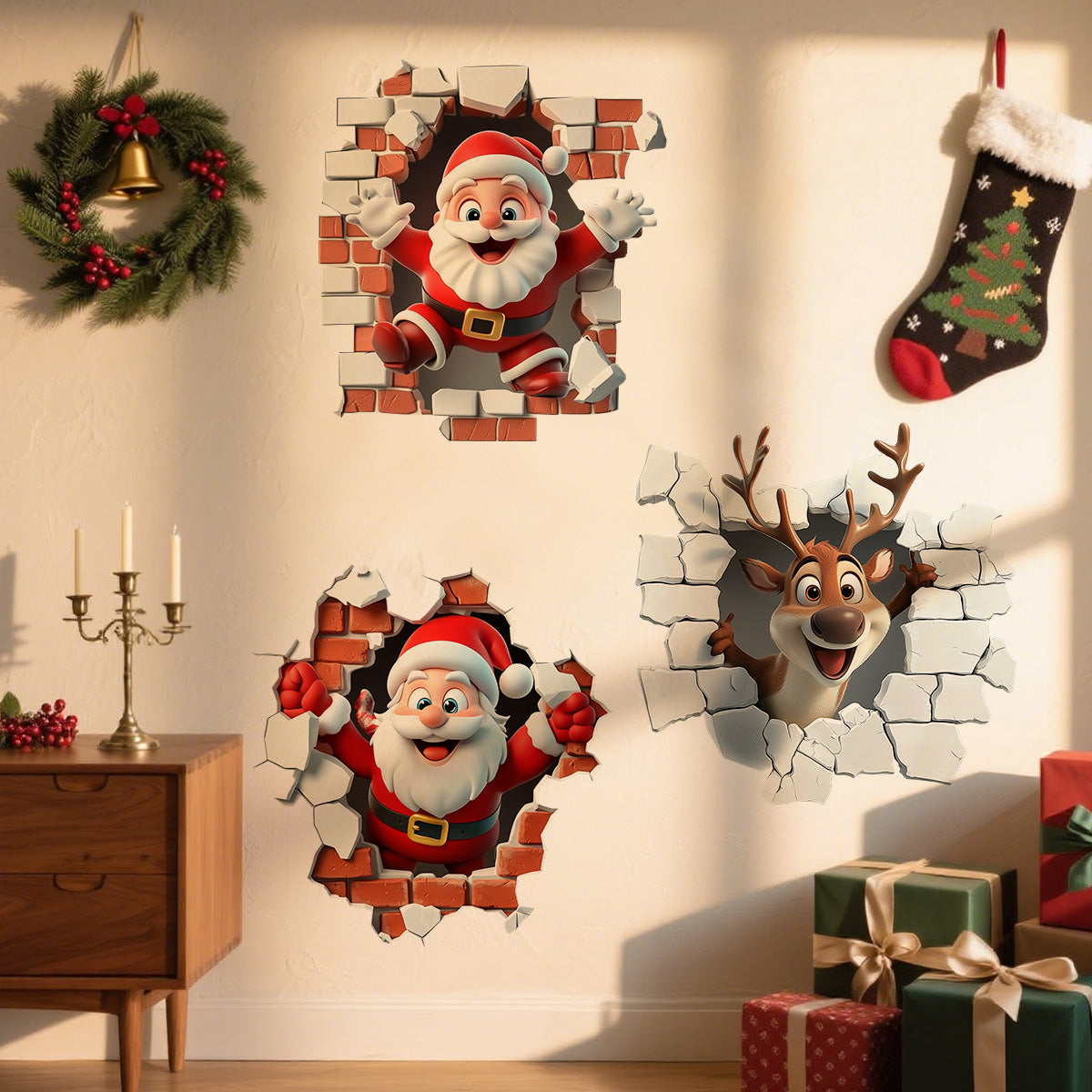 🎁Christmas Sale 50% OFF!!🔥🎅Christmas Creative Wall Sticker