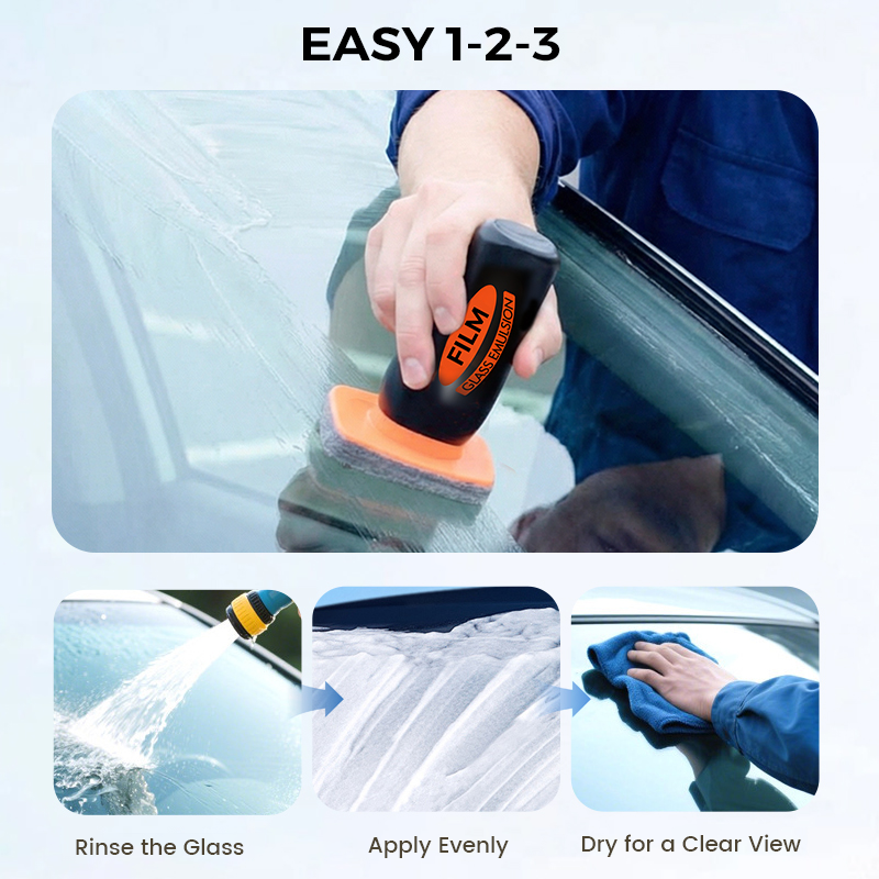 📢📢Buy 2 Get 1 Free⏰ Auto Glass Side Window Oil Film Removal Cleaner