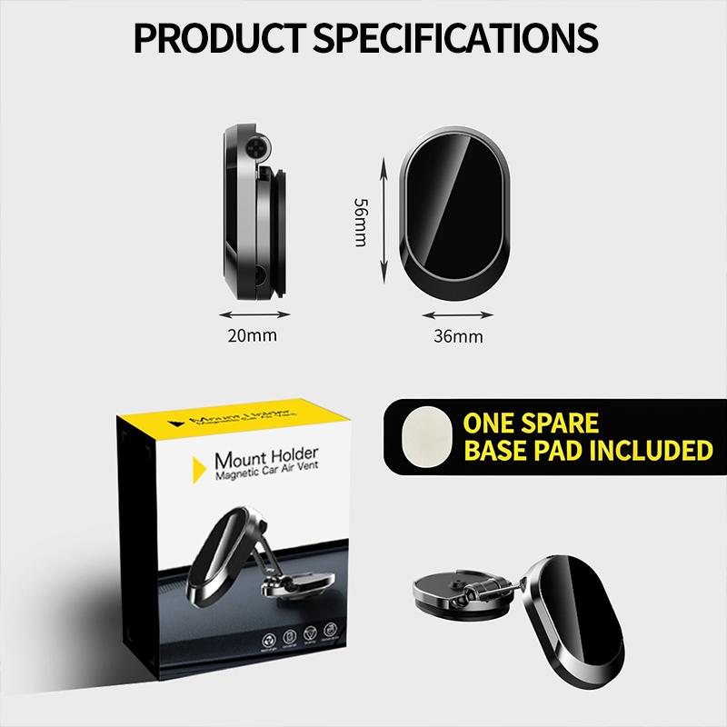 🥳HOT SALE🥳🛡️ Foldable Metal Magnetic Phone Holder