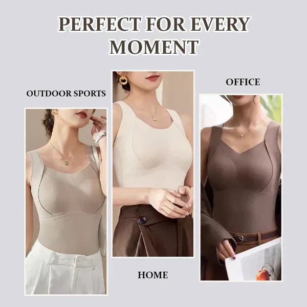 🔥HOT SALE🔥Women's Thermal Tank Tops With Built-in Bra