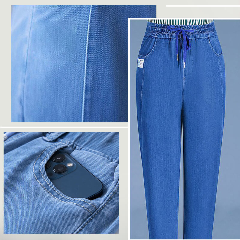 💖 SPECIAL PRICE: ONLY￡13.99!💕👖High Waist Ultra-Stretch Mom Jeans