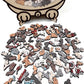 🎅Christmas Sale 49% OFF🐱135-PCS Morandi-Colored Cat Shaped Wooden Jigsaw Puzzle🎁