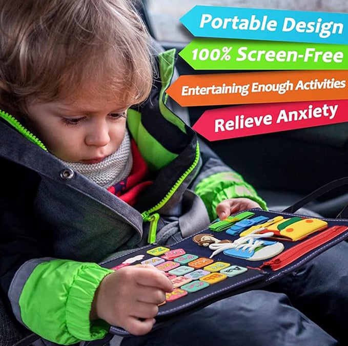 🎉Christmas Sale - 50% OFF🎁Best Christmas Gift💝Felt Learning Board Busy Board🔥