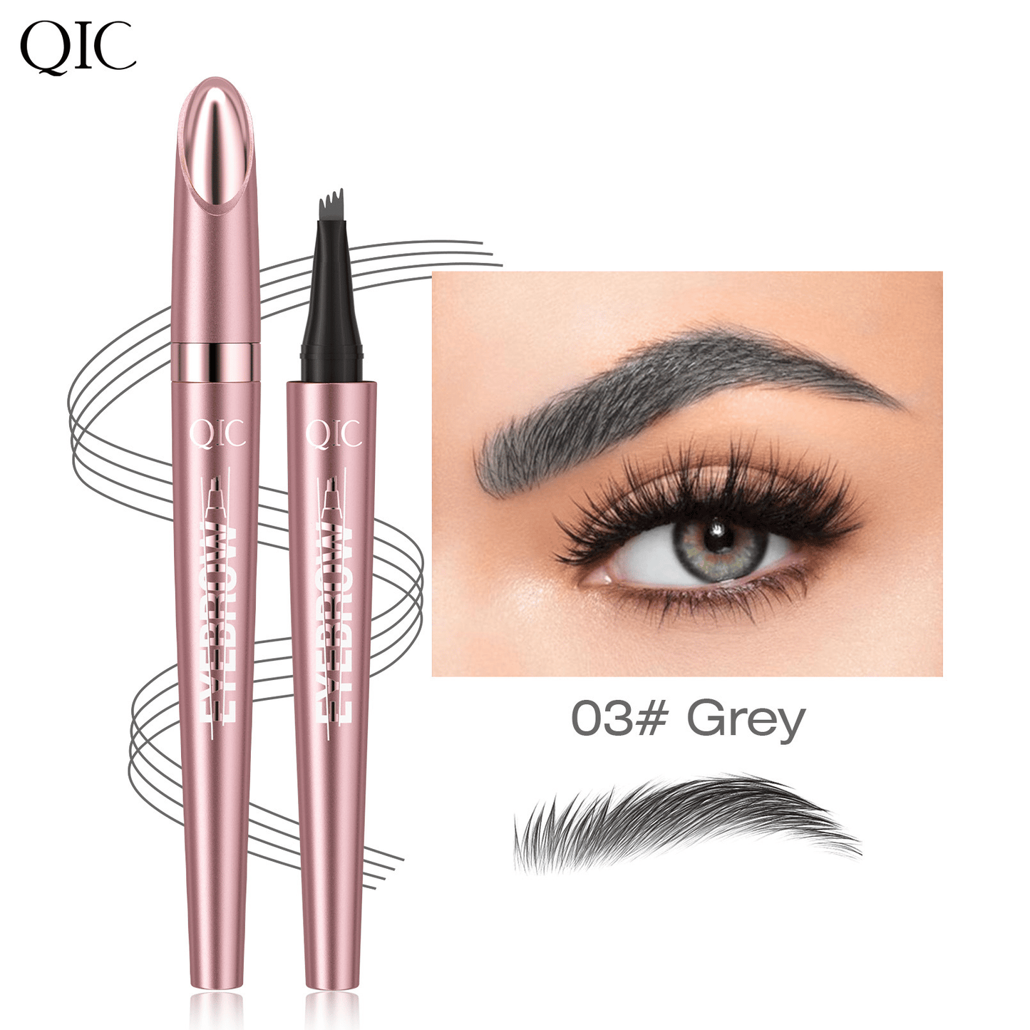 💞50K+ SOLD!💥✏️ BUY 1 GET 1 FREE! ✨ 3D Microblading Eyebrow Pencil – 4-Prong Tip, Waterproof & Natural Hair-Like Strokes 🖌️