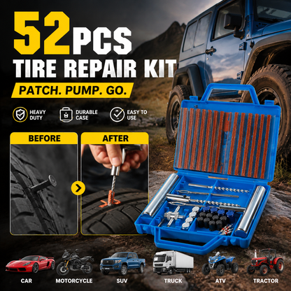 Heavy Duty Universal Flat Tire Repair Kit