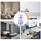 🦟 50% OFF NOW!🔇 Indoor LED Bug Zapper – Bionic UV Light Trap & Night Light – Quiet & Safe for Bedroom – Chemical-Free Mosquito Killer 💡