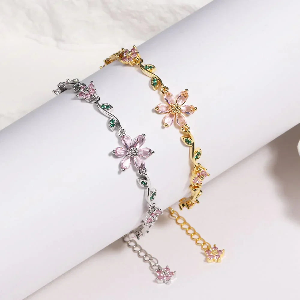 🔥2026 NEW ARRIVAL🔥 -Flower Bracelet（Perfect jewelry and gifts）