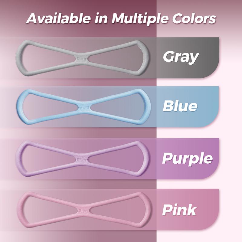🎁Final Hours Flash Sale ￡12.99!!⚡Figure 8 TPE Resistance Bands – Yoga & Gym Training Gear