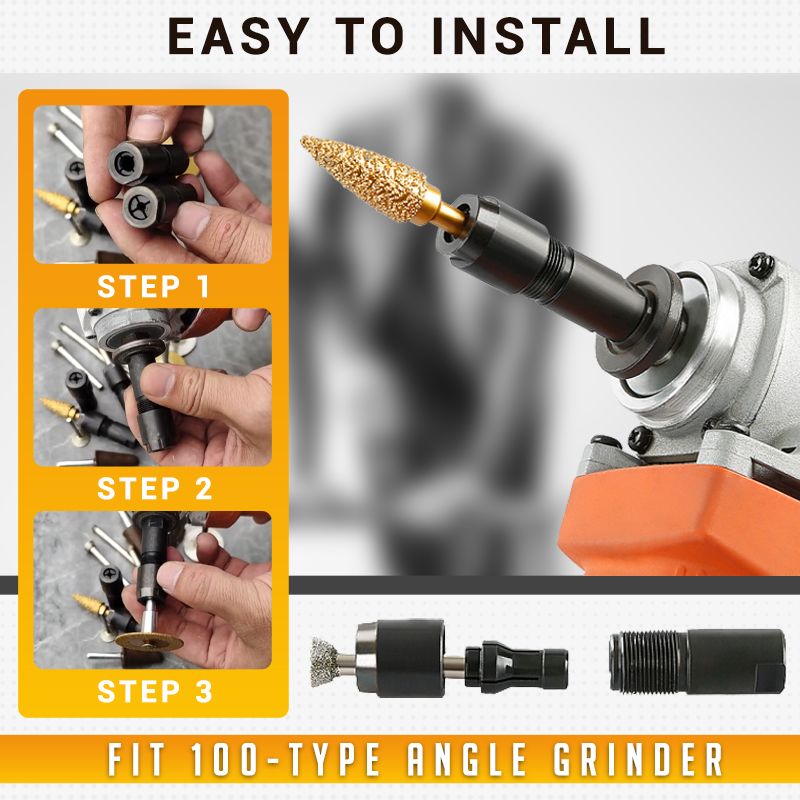 💥Limited time offer 50% off💥 Pousbo® Angle Grinder Modified Adapter