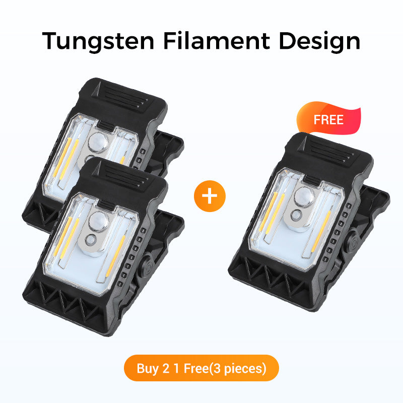Outdoor Solar Clip Light with Motion Sensor