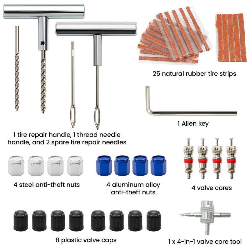 Heavy Duty Universal Flat Tire Repair Kit