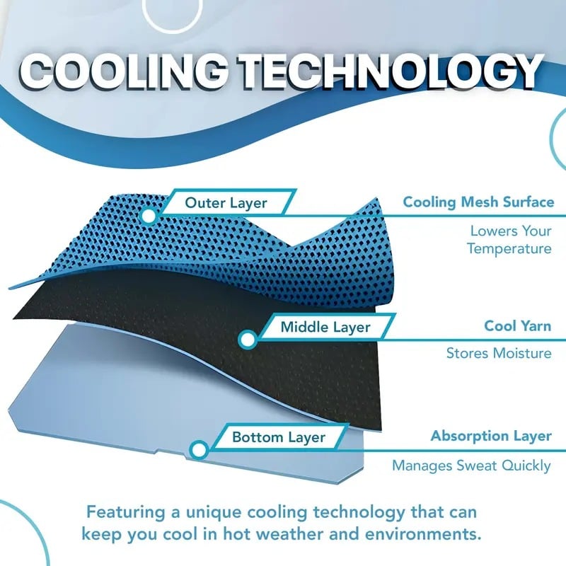 🔥Summer Hot Sale - BUY 1 GET 1 FREE!!⚡50K+ SOLD!❄️Cold Sweat Towel You Can Use Anywhere, Anytime! Reusable Soft Absorbent Cooling Portable