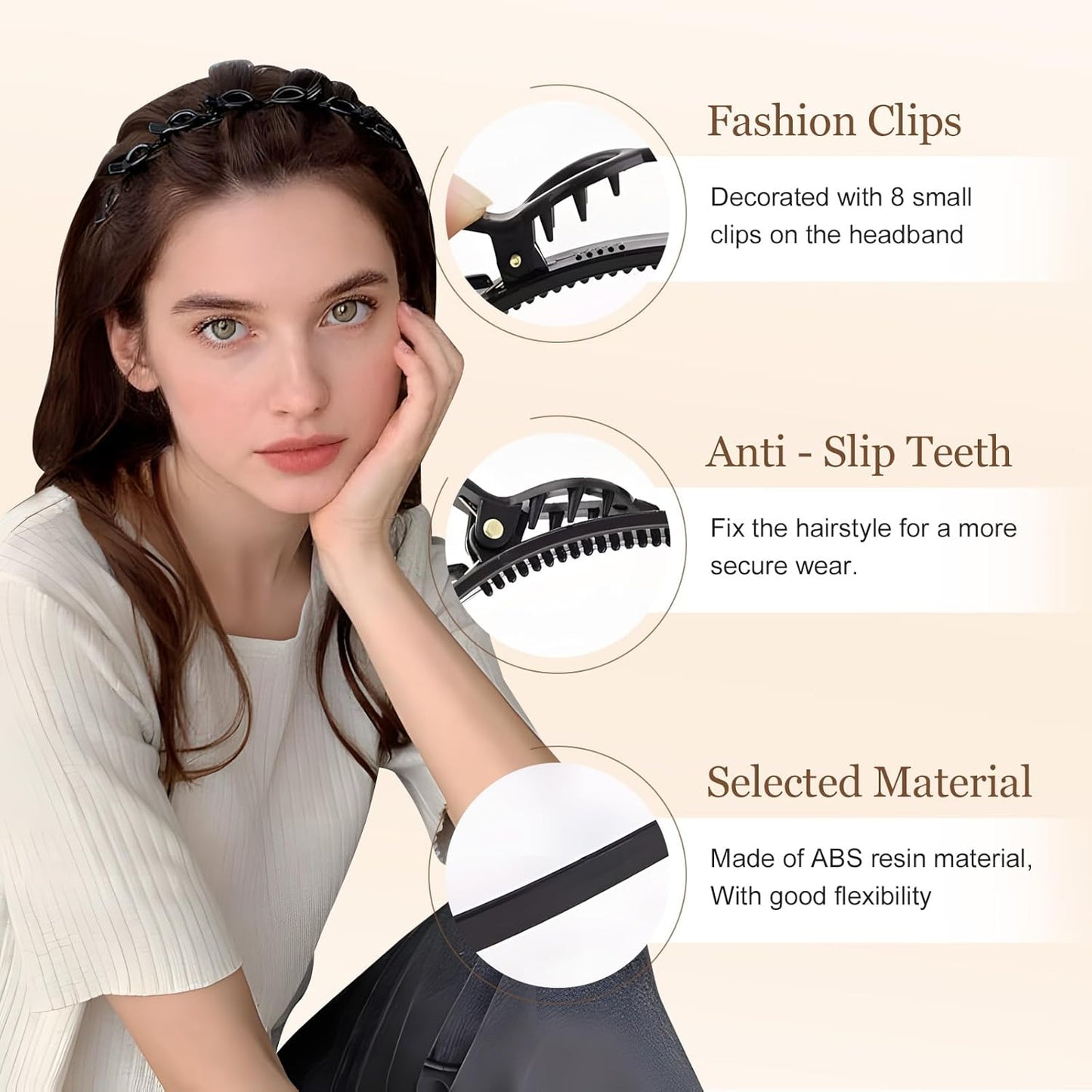 🔥Hot Sale🔥Double Bangs Hairstyle Hairpin