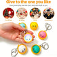 🔥 LAST DAY 49% OFF🔥  Cute Dumpling Pressable Fidget Keychain - touch sensing light