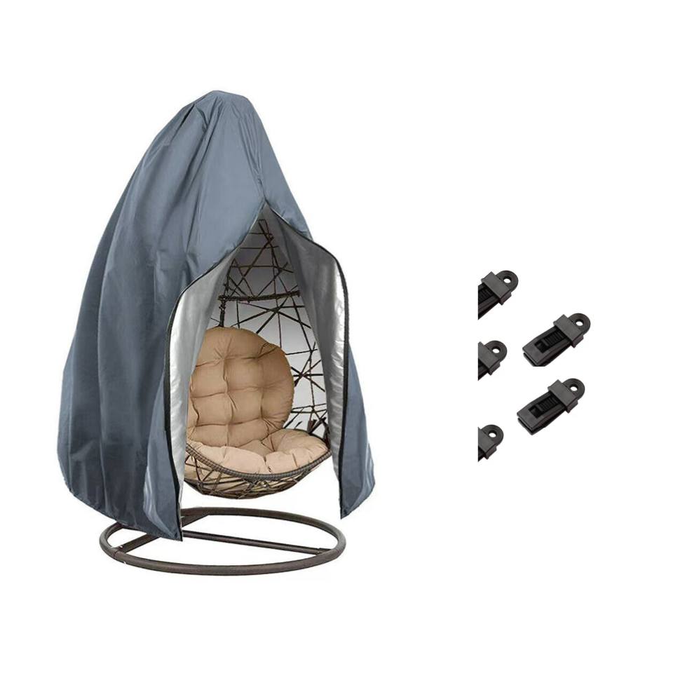 🥳2026 HOT SALE🥳 50% OFF! 🪑Heavy‑Duty Waterproof Hanging Egg Chair Cover – UV resistant, durable Oxford cloth, easy zipper. Protects year‑round. ☀️✨