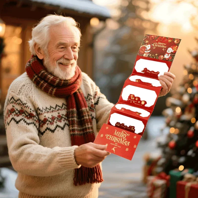 🎁🎄 Christmas Sale – 50%! ⭐ Christmas Cash Envelope with Money Clip
