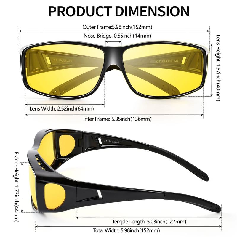 🔥LAST DAY ON SALE✨ Unisex Fashion Polarized Sunglasses