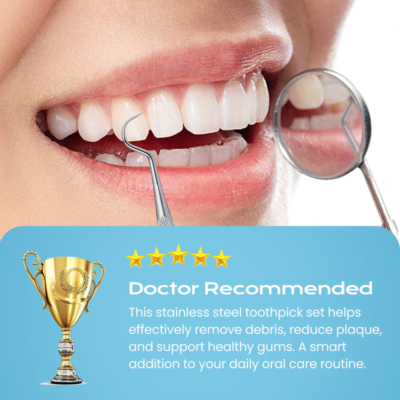 🥳2026 HOT SALE🥳💞50K+ SOLD! 🦷✨ 50% OFF! German Precision Floss Picks – 0.1mm ultra-fine tip for precise, gentle cleaning between teeth. Fresher smile & healthier gums! 🛡️💪
