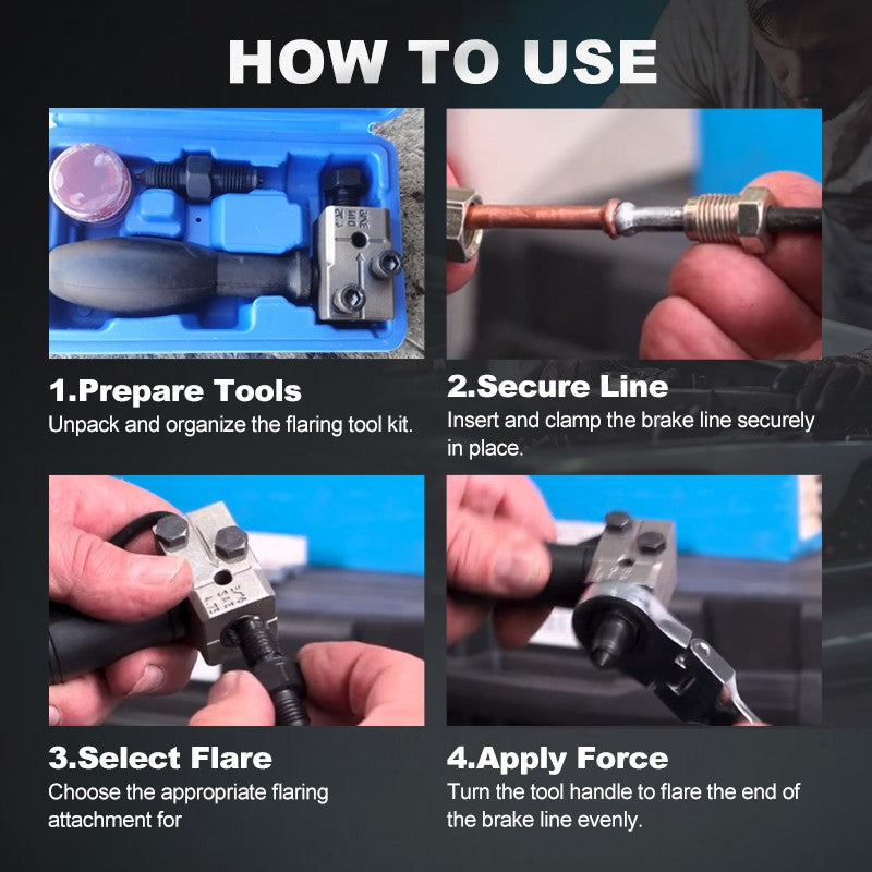 ⏳Time-Limited Special⏰Universal Automotive Brake Pipe Flaring Tool Kit