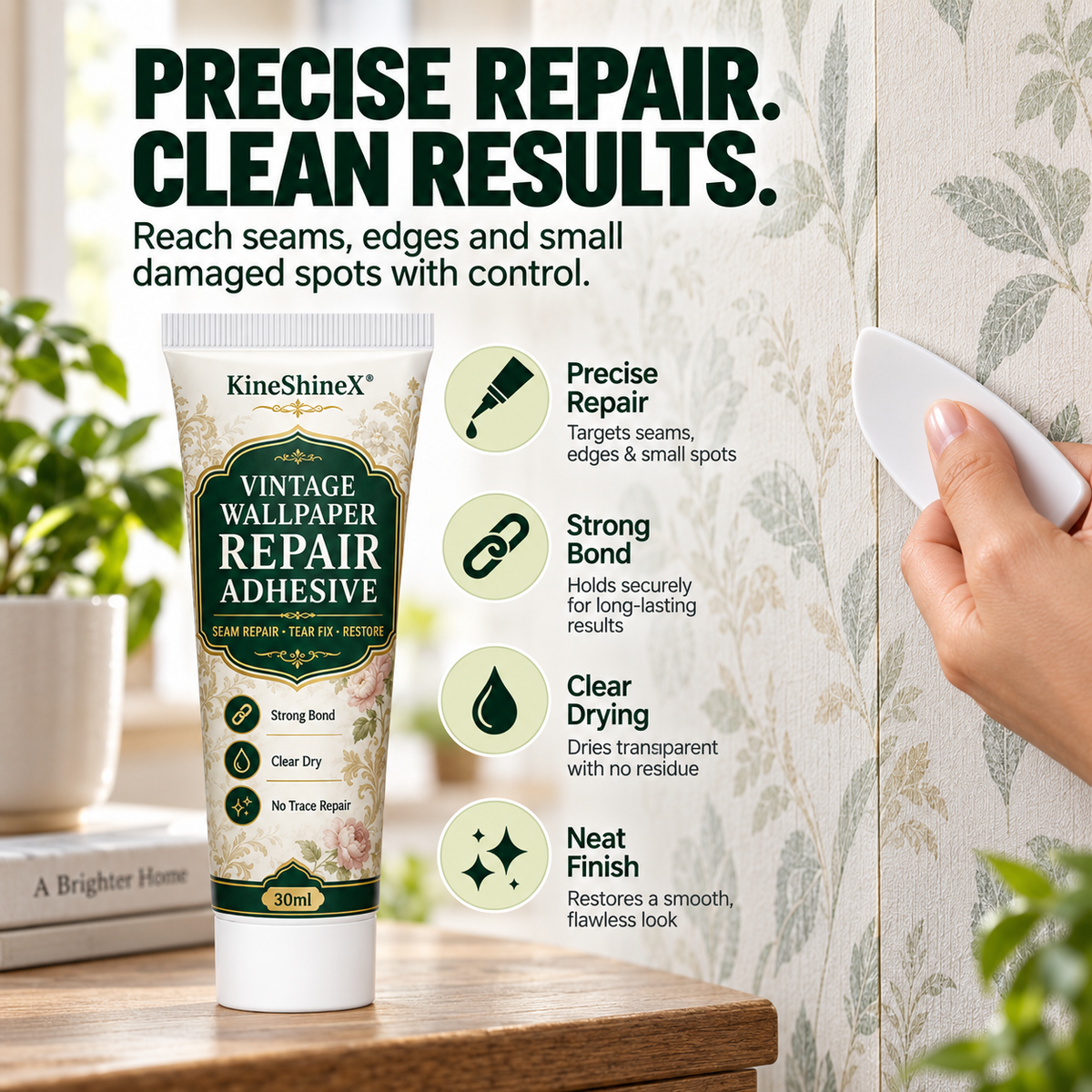 🧱 Wallpaper Repair Adhesive | Seam & Edge Fix