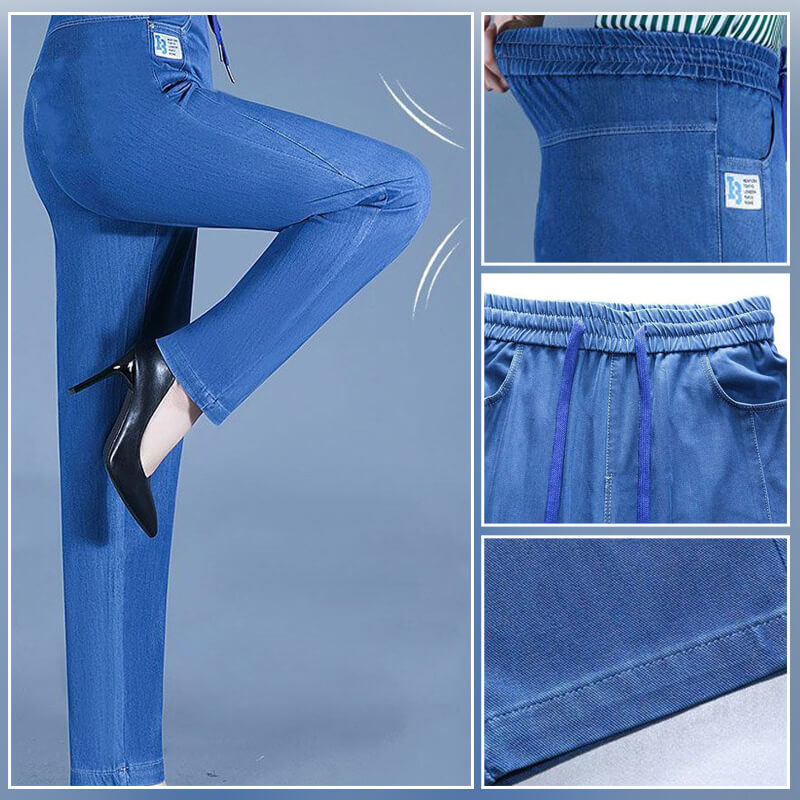 💖 SPECIAL PRICE: ONLY￡13.99!💕👖High Waist Ultra-Stretch Mom Jeans