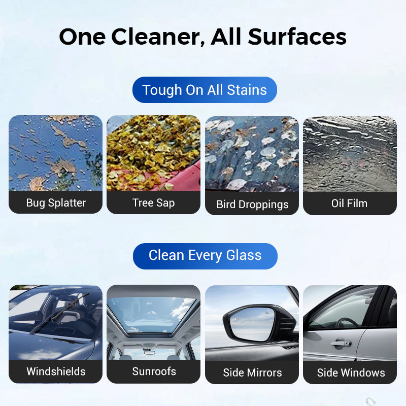 📢📢Buy 2 Get 1 Free⏰ Auto Glass Side Window Oil Film Removal Cleaner