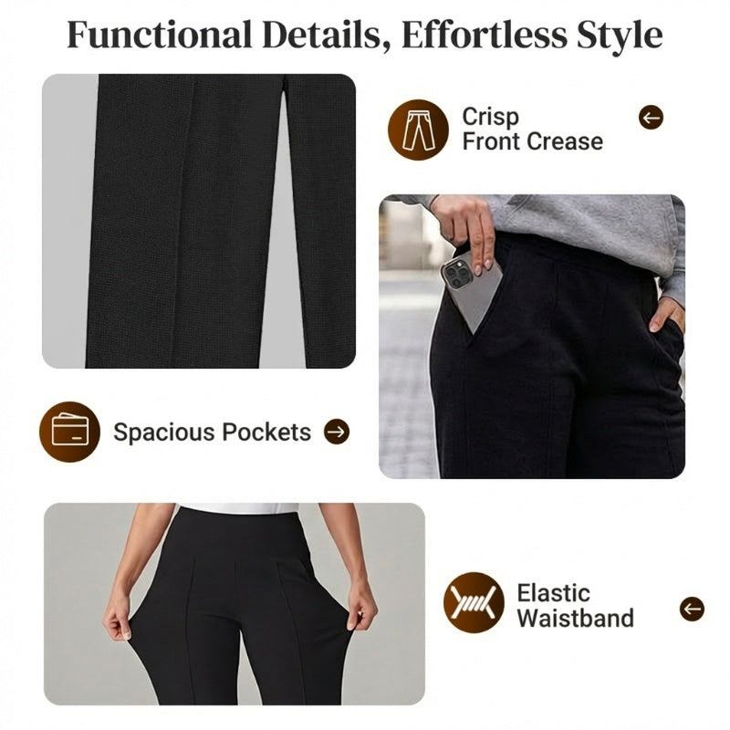 💗EASTER SPECIAL - 60%OFF💕Women's Casual High Waist Wide Leg Pants👖Your New Go-To for Effortless Elegance