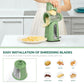 💥Kitchen Ally 5-in-1 Food Chopper👨‍🍳Safe Lock Design, Easy-Clean Removable Blades & Anti-Jam Pulse Mode