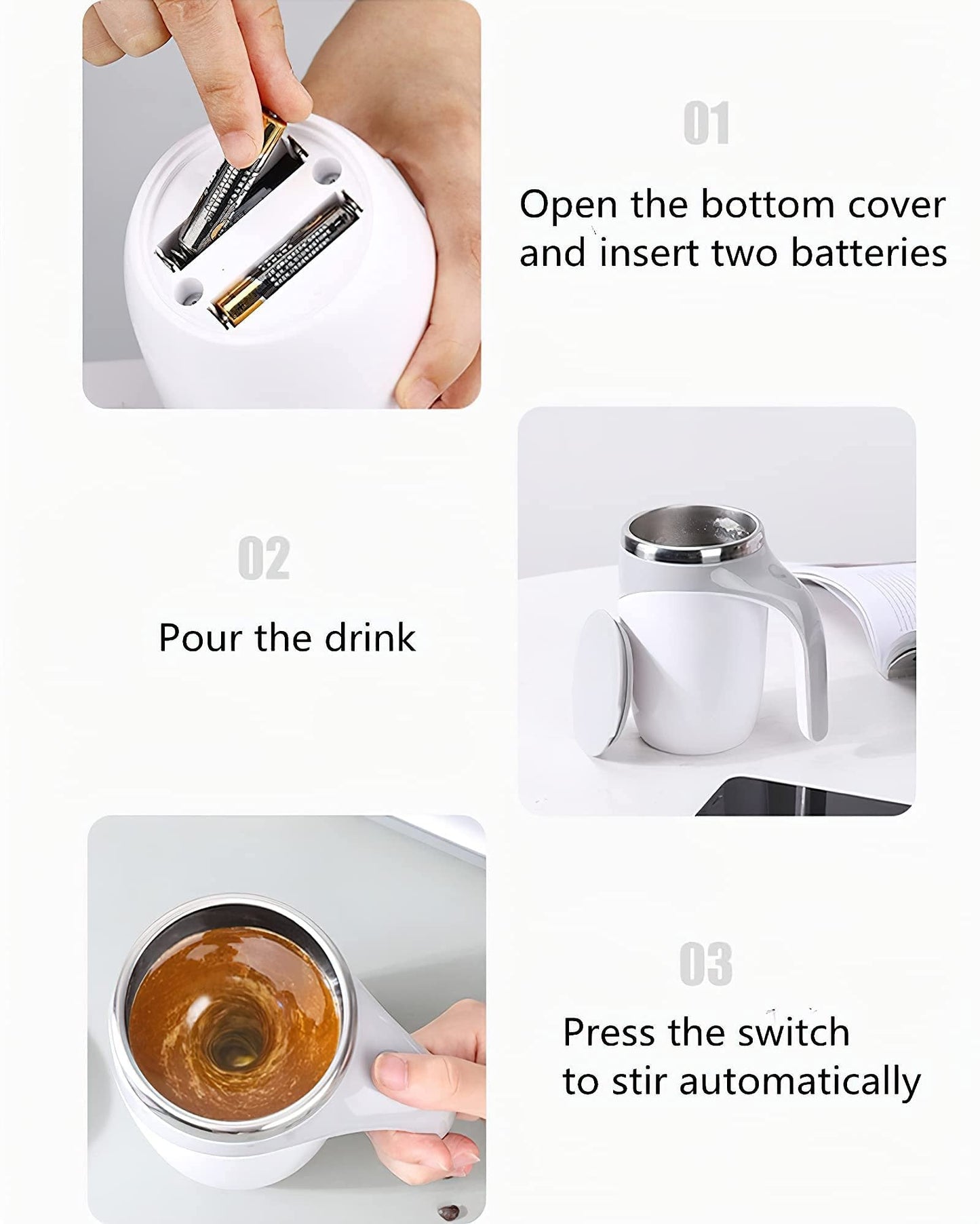 🎁New Year's Special Offer -50% Off🎁Magnetic Automatic Self-Stirring Coffee Mug