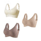 🎁Last Day Buy 1 Get 3 Packs💕Women's Ribbed Push Up Adjustable Wireless Bra