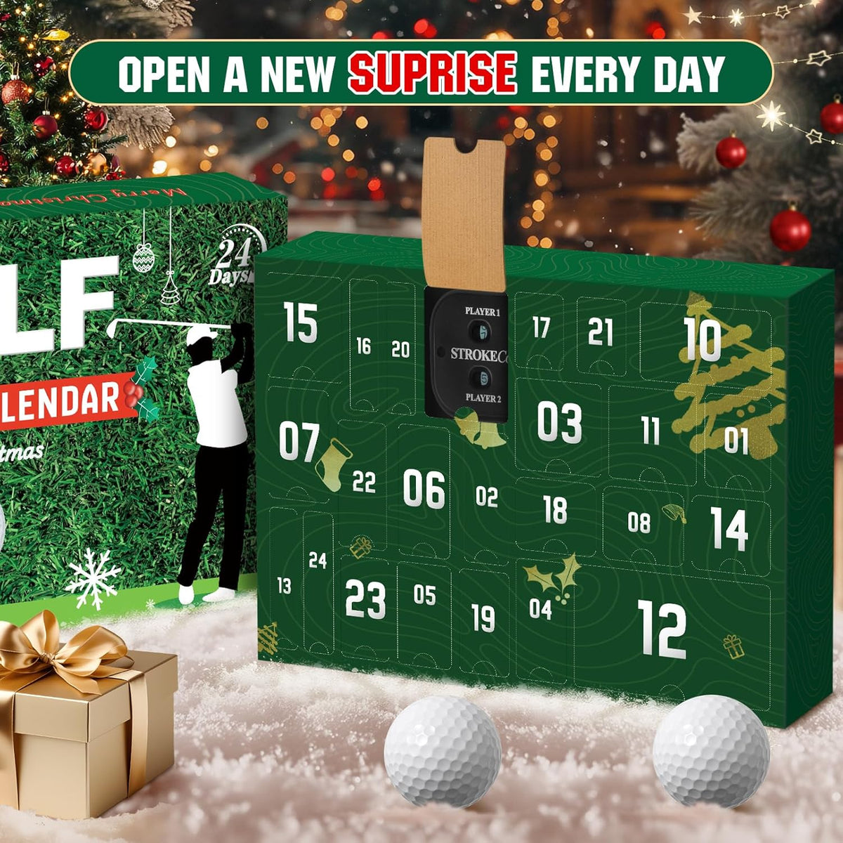 ⛳ LIMITED-TIME 50% OFF! 🥰 Golf Advent Calendar 2026 – 24 Days Golf Surprises Christmas Countdown ✨