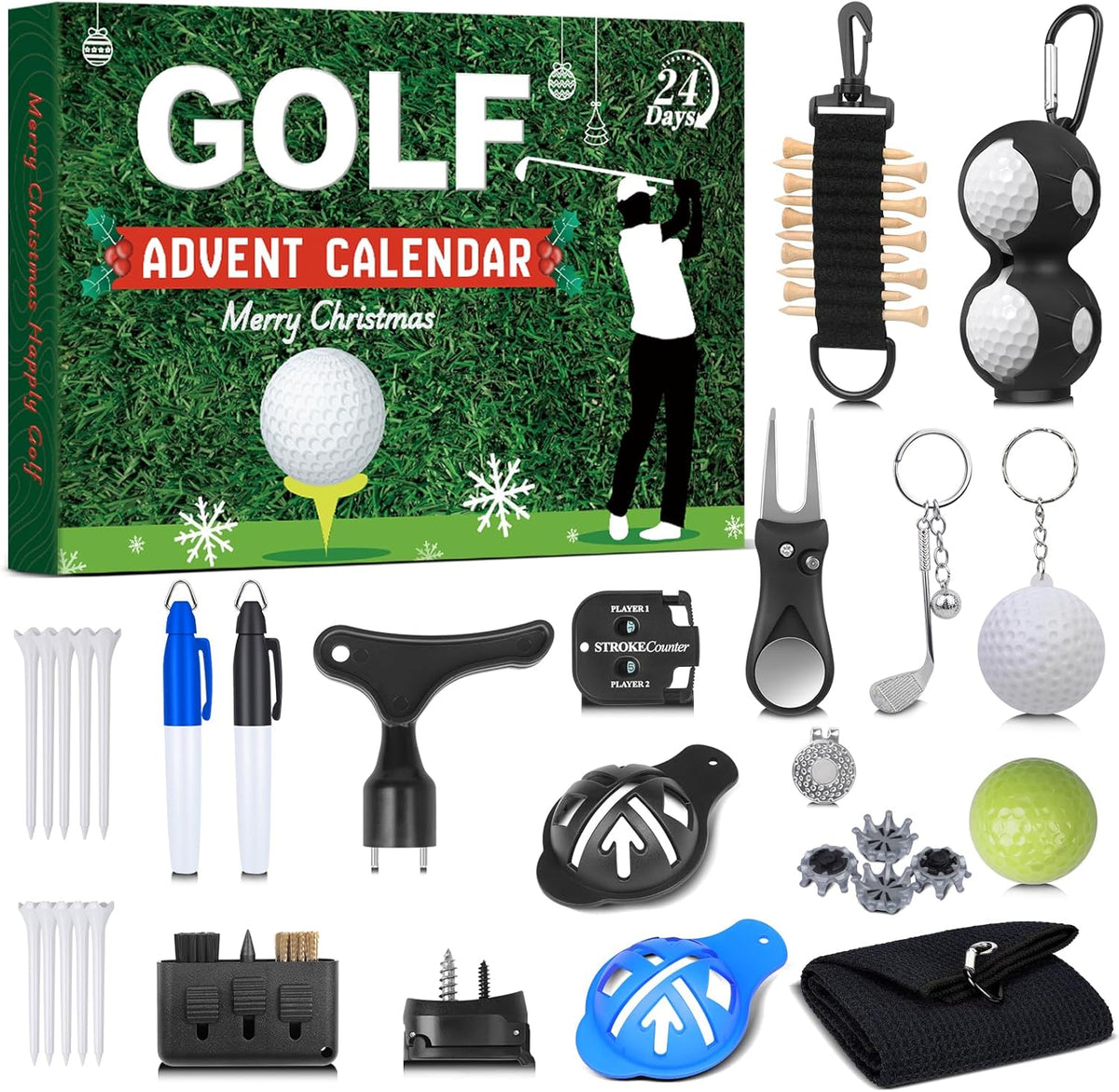 ⛳ LIMITED-TIME 50% OFF! 🥰 Golf Advent Calendar 2026 – 24 Days Golf Surprises Christmas Countdown ✨