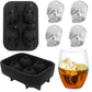 🧊 Special Price £8.99 ! 🔥Buy 2 Get 1 Free💀DIY Silicone Skull Ice Cube Tray – Giant Slow-Melt Skull for Whiskey & Cocktails – Food-Grade & Multi-Use Mold 🥃