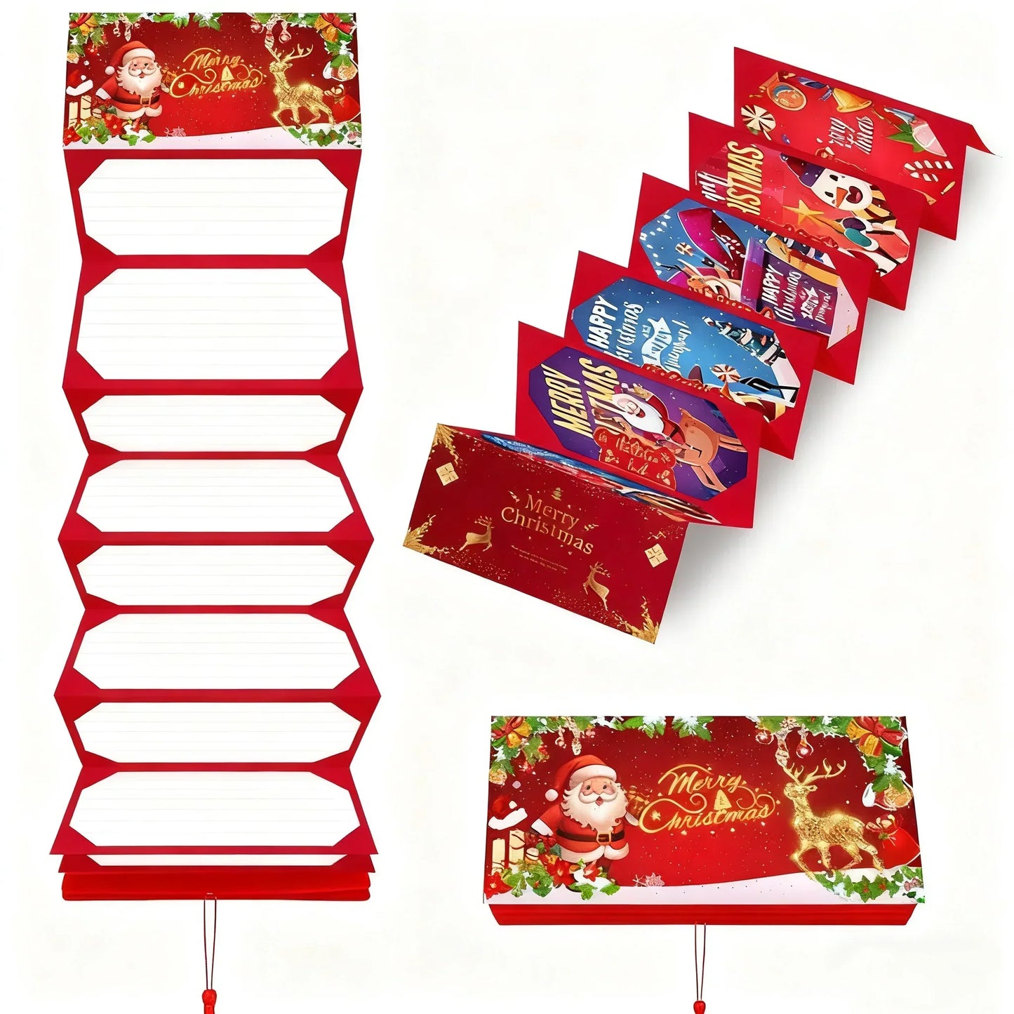 🎁🎄 Christmas Sale – 50%! ⭐ Christmas Cash Envelope with Money Clip