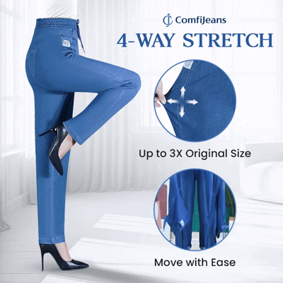 💖 SPECIAL PRICE: ONLY￡13.99!💕👖High Waist Ultra-Stretch Mom Jeans