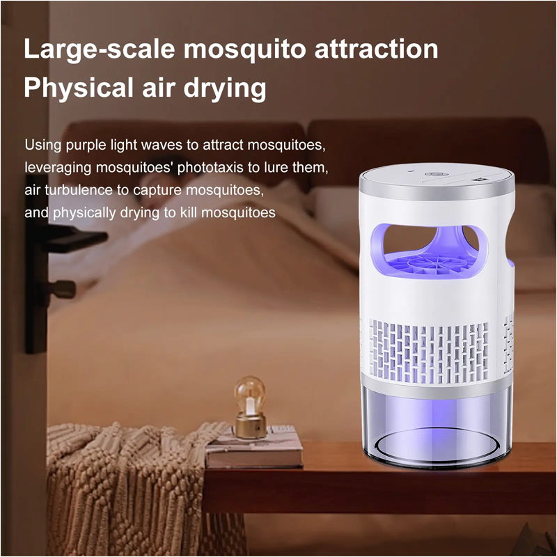 🦟 50% OFF NOW!🔇 Indoor LED Bug Zapper – Bionic UV Light Trap & Night Light – Quiet & Safe for Bedroom – Chemical-Free Mosquito Killer 💡