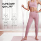 🎁Final Hours Flash Sale ￡12.99!!⚡Figure 8 TPE Resistance Bands – Yoga & Gym Training Gear