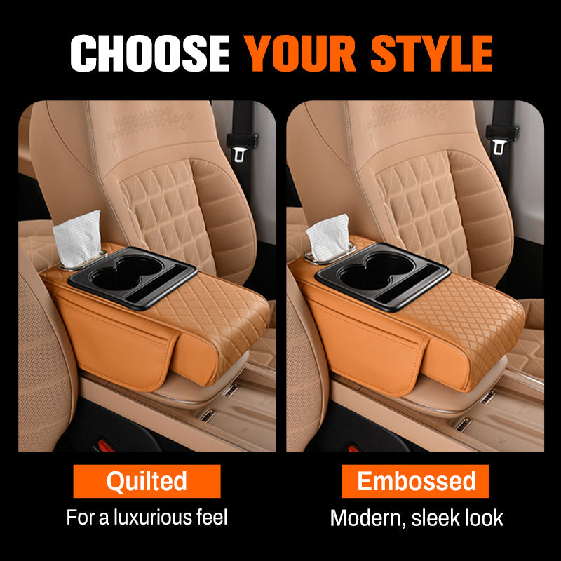 🛋️ 60% OFF NOW! 🚗 Integrated Pressurized Multifunctional Car Armrest Heightening Pad – Ergonomic Support, Extra Storage & Universal Fit 💺