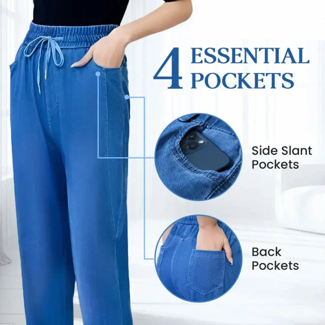 💖 SPECIAL PRICE: ONLY￡13.99!💕👖High Waist Ultra-Stretch Mom Jeans
