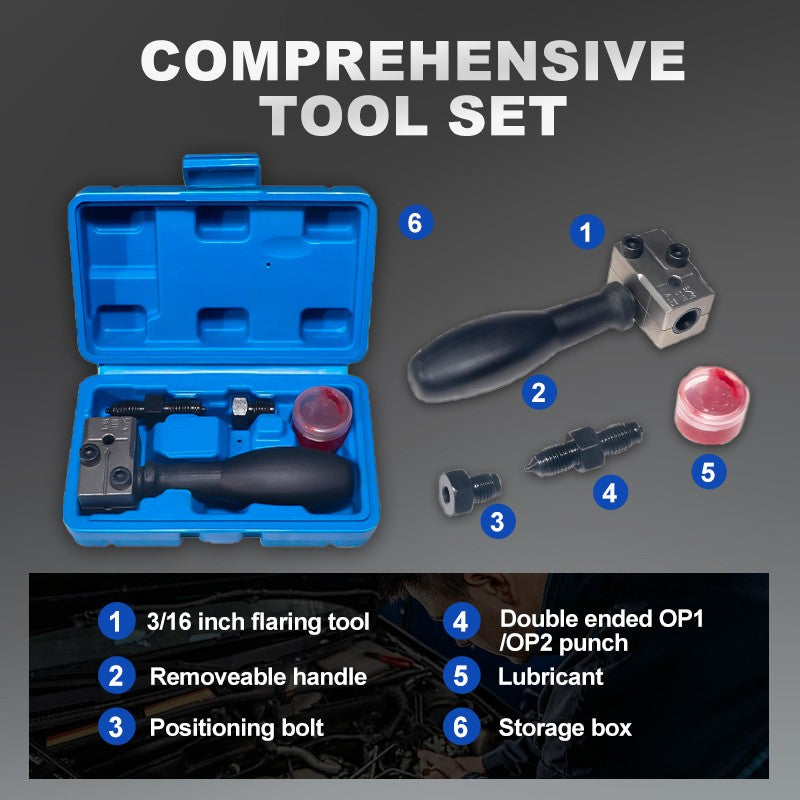 ⏳Time-Limited Special⏰Universal Automotive Brake Pipe Flaring Tool Kit