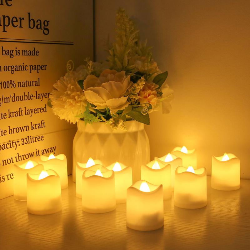 Romantic LED Flameless Dripping Light Candles
