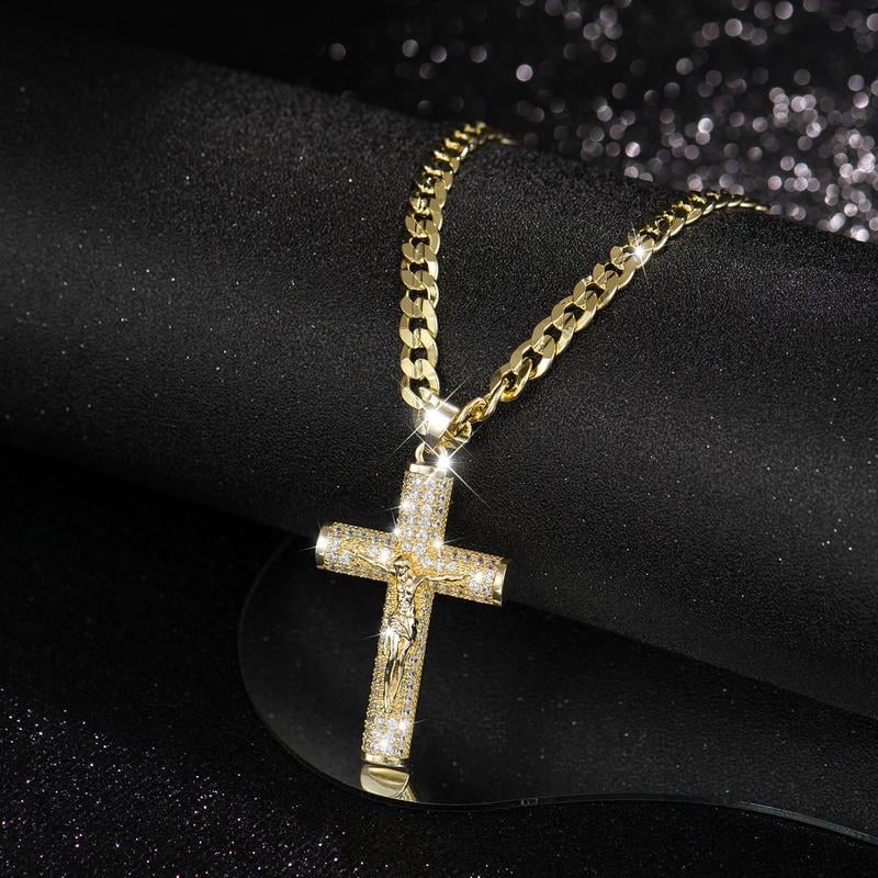 🎉HOLIDAY HAUL SALE✝️Jesus Crucifix Pendant Necklace🎁