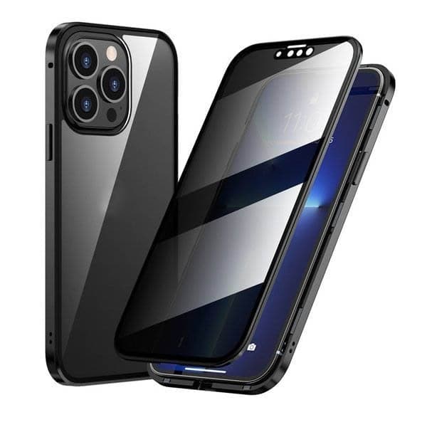 🎁Hot Sale 50% OFF⏳Magnetic iPhone case with privacy glass and metal