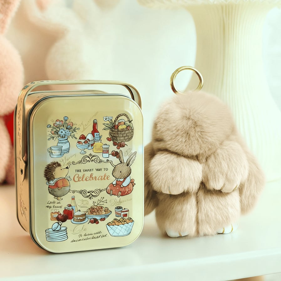 ⏳LAST WEEK SALE: ￡6.99!!🐰Handmade Soft Bunny PomPom Charms
