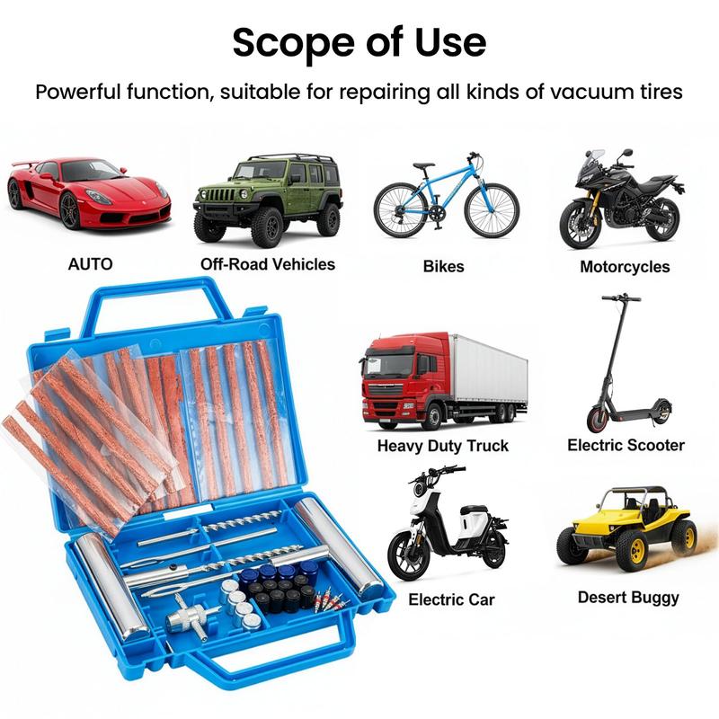 Heavy Duty Universal Flat Tire Repair Kit