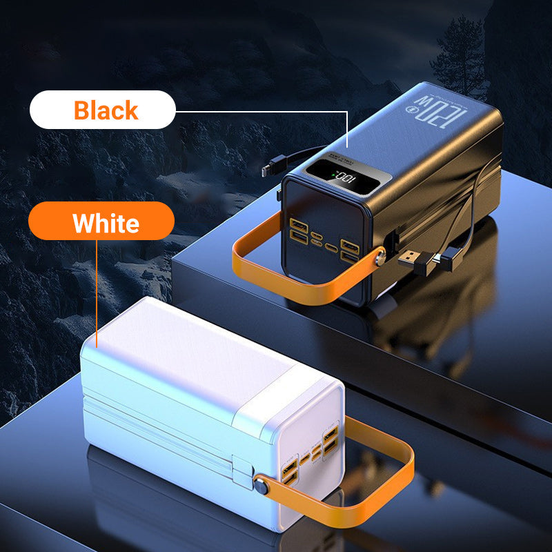 💥50% OFF!⛺Outdoor Portable Fast Charging Power Bank with LED Light