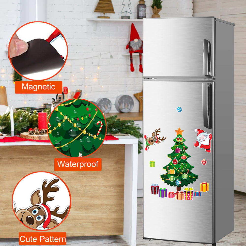 🎄 50% OFF | Christmas Magnetic Decorations – Repositionable 3D Festive Fridge Magnets