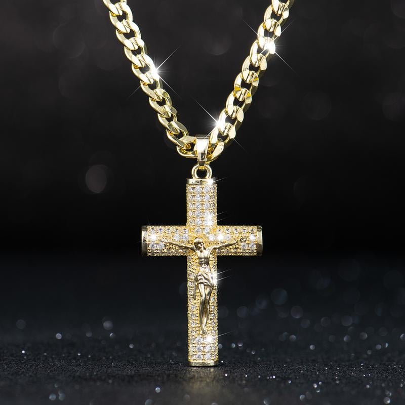 🎉HOLIDAY HAUL SALE✝️Jesus Crucifix Pendant Necklace🎁