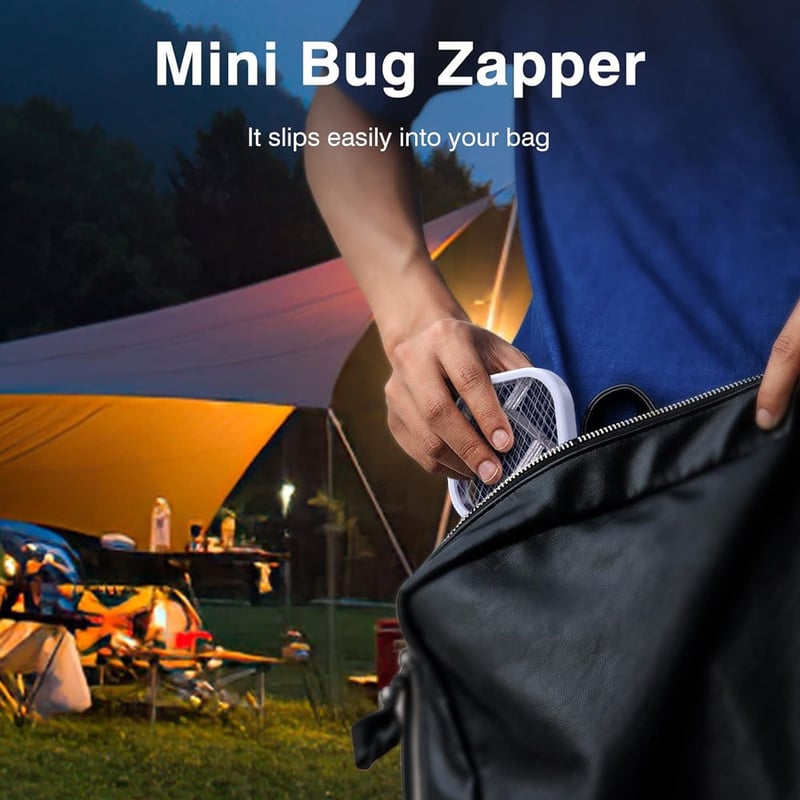 ✨2026 NEW🔥USB Mini Mosquito Swatter💥Portable Fly Killer, Insect Killer for Pest Control, Mosquito Bat for Indoor and Outdoor