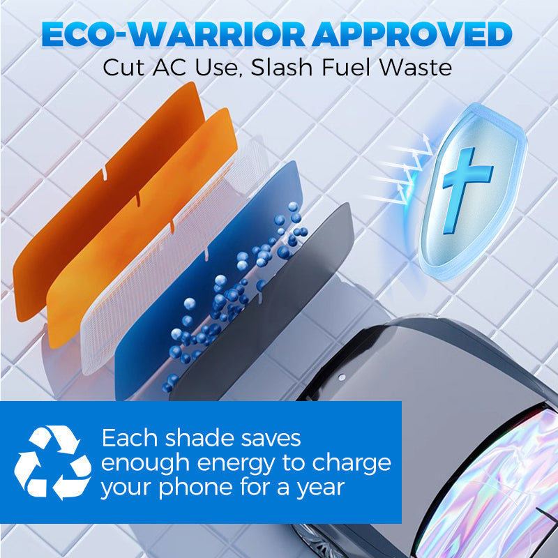 🌞 Summer Hot Sale-50% Off 🌈Laser Car Windshield Sunshade🏖️